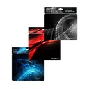 Mousepad Argom Galaxia - Resistente, tejido sintético, antideslizante, color negro/azul. ARG-AC-1235BL