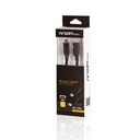Cable Argom Tipo-C a Tipo-C M/M - 6pies (1.8M), para celulares, tablet, laptops, transferencia hasta 5Gbps. ARG-CB-0063
