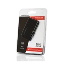 Hub USB 2.0 Argom - de 4 Puertos, compatible con USB 1.1 y 2.0 (480Mbps), color negro. ARG-UB-0088