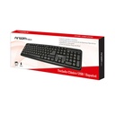 Teclado Argom - Teclado básico, usb, español, color negro. ARG-KB-7414