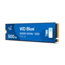 Unidad de Estado Sólido Western Digital Blue SN580 NVMe 500GB - 4000MB/s de Lectura, 3600MB/s de Escritura, M.2, PCIe Gen 4, 2280 WDS500G3B0E