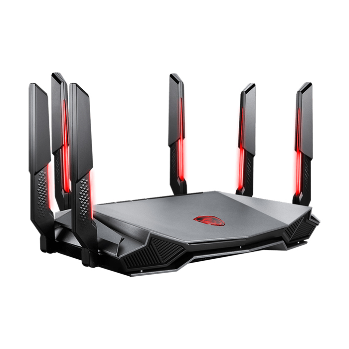 Enrutador MSI RadiX AXE6600, Tri Banda WiFi 6E, 802.11ax, Tecnología OFDMA, MU-MIMO 2.4GHz/5GHz/6GHz, 6x Antenas, RJ-45 Gigabits, USB 3.0, Cifrado WPA-PSK/WPA2-PSK/WPA3-PSK, WPS. RadiX AXE6600 WiFi 6E Tri-Band