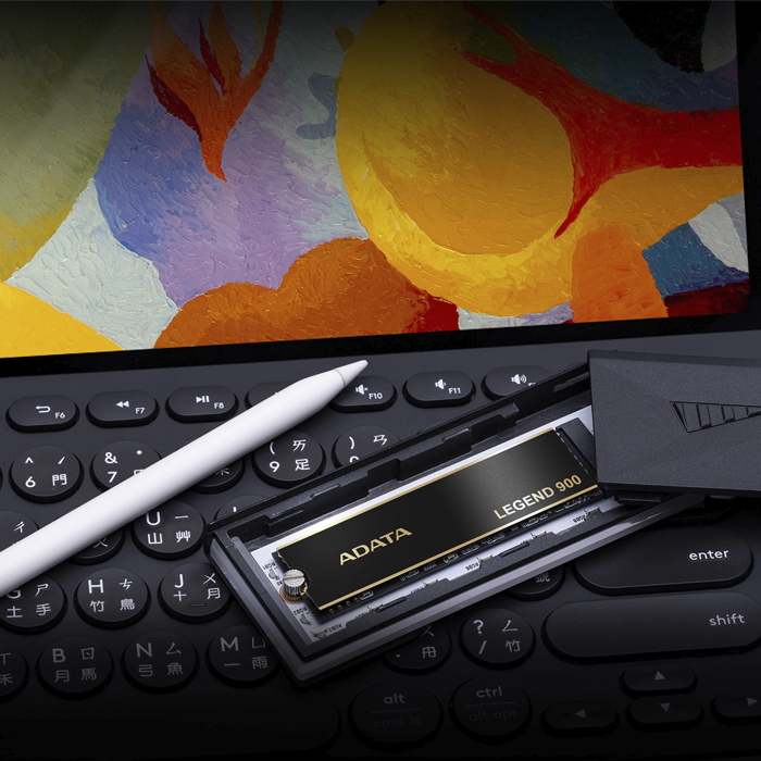 Unidad de Estado Solido(SSD) A-Data Legend 900 - Capacidad de 2TB, 3D NAND, 7000MB/s de lectura, 5400MB/s de escritura,PCIe Gen4x4, M.2 2280.