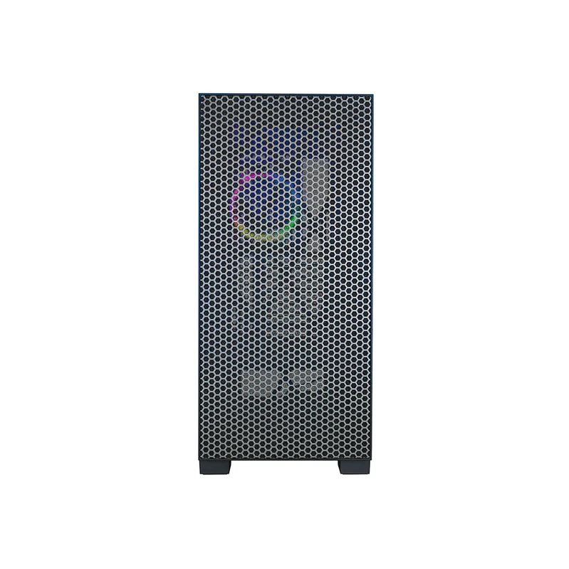 Caja ATX AZZA Hive 450 - Conectores 1x USB 3.0 / 2x USB 2.0, ventana lateral, 1x abanico de 120mm ARGB, color negro. CSAZ-450