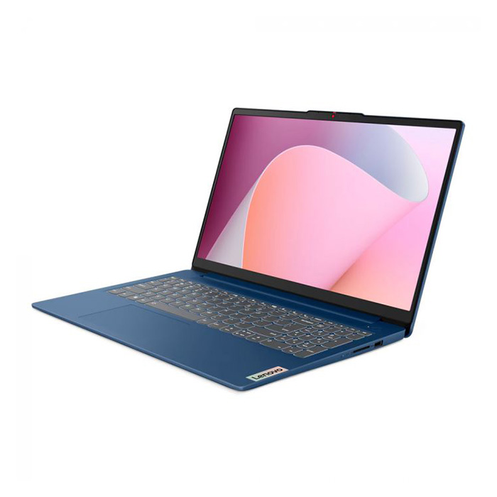 Laptop Lenovo IdeaPad Slim 3 15AMN8 - 15.6" FHD, AMD Ryzen™ 5 7520U, 16GB, 512GB SSD, Webcam, WiFi, Bluetooth, Windows 11 Home, Español, Color: Azul. 82XQ00MKGJ