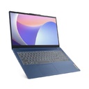 Laptop Lenovo IdeaPad Slim 3 15AMN8 - 15.6" FHD, AMD Ryzen™ 5 7520U, 16GB, 512GB SSD, Webcam, WiFi, Bluetooth, Windows 11 Home, Español, Color: Azul. 82XQ00MKGJ