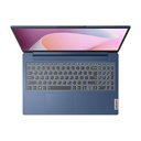 Laptop Lenovo IdeaPad Slim 3 15AMN8 - 15.6" FHD, AMD Ryzen™ 5 7520U, 16GB, 512GB SSD, Webcam, WiFi, Bluetooth, Windows 11 Home, Español, Color: Azul. 82XQ00MKGJ