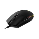 Mouse Logitech G203 LightSync - Ratón óptico alámbrico para juegos, rgb, 8000 dpi, usb, 6 botones, color negro. 910-005790