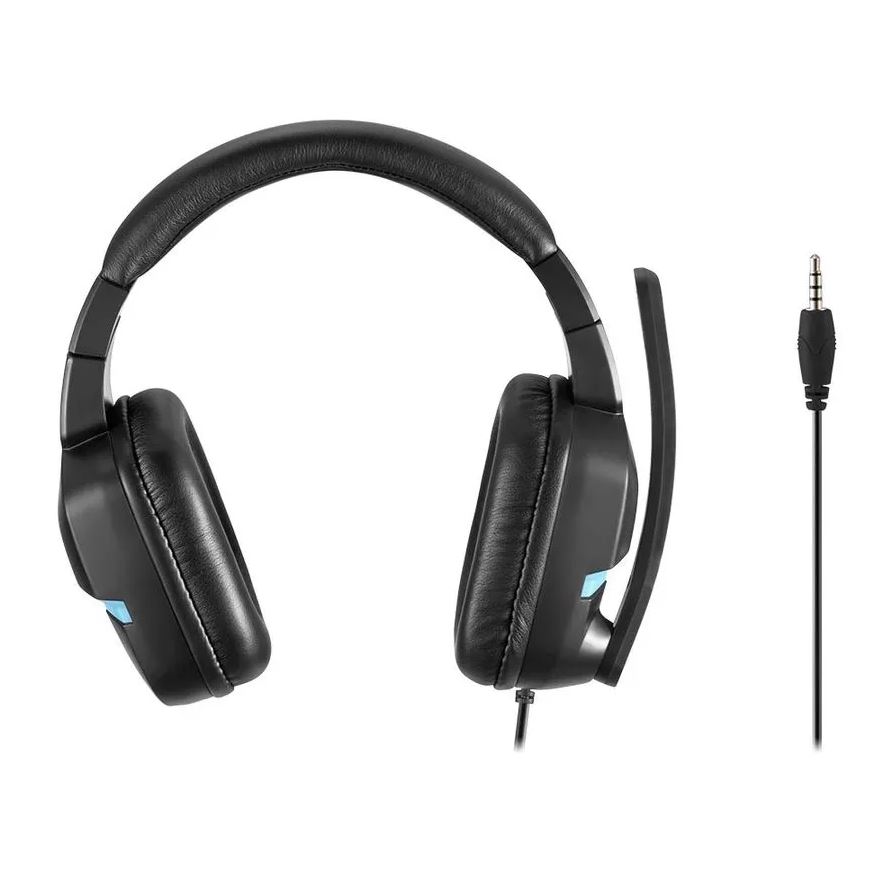 Auricular Multilaser PH292 - Audífono con micrófono, supresor de ruido, conector 3.5mm, color Negro  PH292