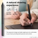 Tableta Digitalizadora Wacom Intuos CTL4100WLE0 - Tabla digitalizadora con lápiz, bluetooth, tamaño 200x160x8.8 mm, área activa 152x95 mm, 2540 lpi, pequeña, color menta.