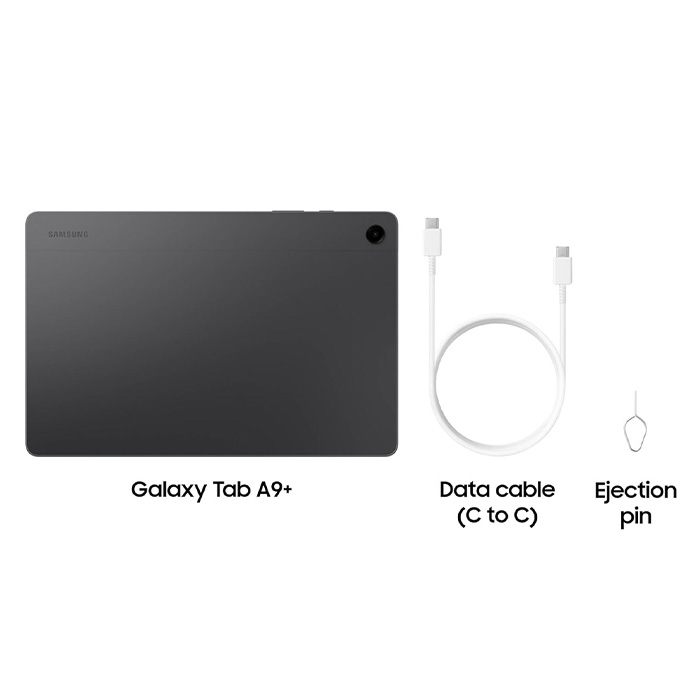 Tablet Samsung Galaxy Tab A9+ (X210) - 128GB de 11", 8GB RAM, Wifi, Bluetooth, MicroSD, Android 13 , Color Grafito SM-X210