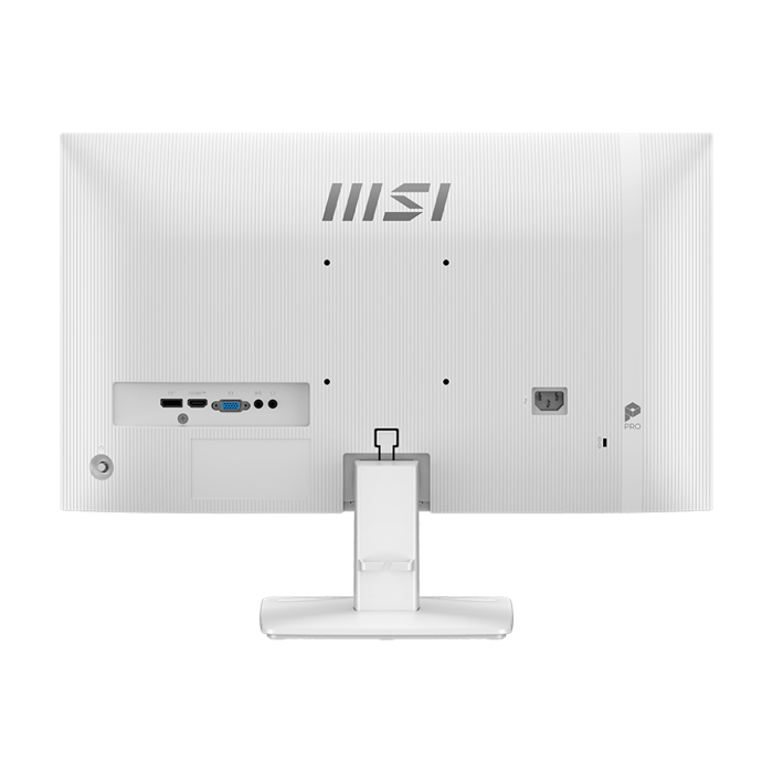 Monitor Flat PRO MSI - 25", Full HD (1920 x 1080), IPS,120 Hz, 1ms, 16:9, 1500:11, 1x DP (1.2a), 1x HDMI™ (1.4), Bocina 2x2 W, Blanco. PRO MP243XW