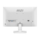 Monitor Flat PRO MSI - 25", Full HD (1920 x 1080), IPS,120 Hz, 1ms, 16:9, 1500:11, 1x DP (1.2a), 1x HDMI™ (1.4), Bocina 2x2 W, Blanco. PRO MP243XW