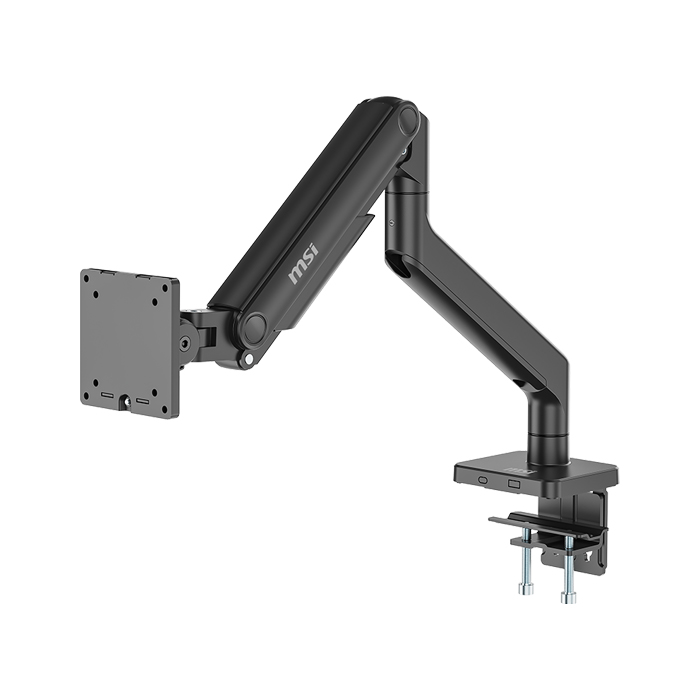 Soporte Doble MSI PRO MT81D - Para monitor LCD/LED, VESA 75x75/100x1 soporta 17" hasta 32", hasta 8 kg/17.6 lb por brazo, color negro. PRO MT81D (copia)