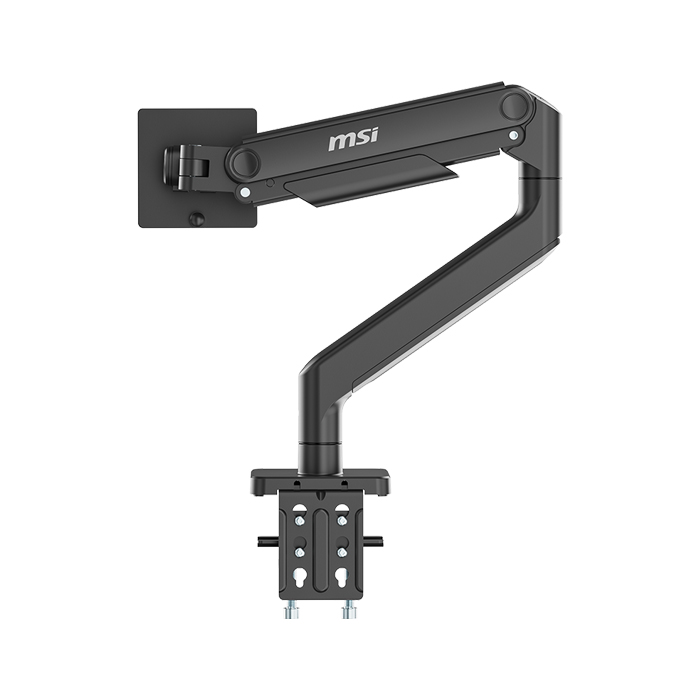 Soporte Doble MSI PRO MT81D - Para monitor LCD/LED, VESA 75x75/100x1 soporta 17" hasta 32", hasta 8 kg/17.6 lb por brazo, color negro. PRO MT81D (copia)