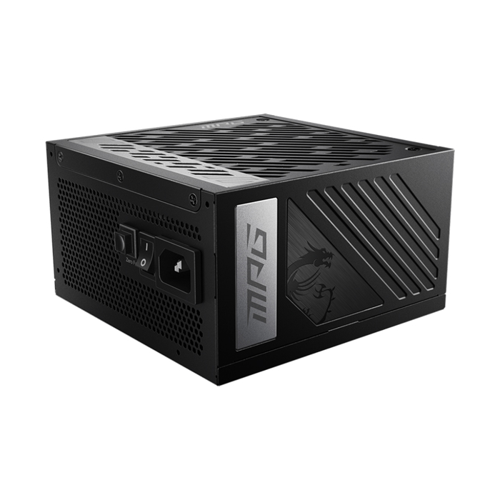 Fuente de Poder MSI MPG - Potencia de 850W, 1 x 24 pines ATX, 2x EPS, 1 x PCI-E 5.0, 6 x PCI-E, 8 x SATA, 4 x Periférico, 1 x FDD, 80 plus gold. MPG A850G PCIE5