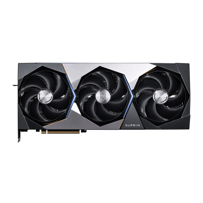 Tarjeta de video MSI GeForce GeForce RTX™ 5090 32G SUPRIM SOC - Capacidad de 32G, GDDR7, 512-bit, PCI Express® Gen 5 x16, 1x HDMI™ 2.1b, 3x DisplayPort(v2.1a), 3x abanicos. GeForce RTX™ 5090 32G SUPRIM SOC