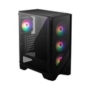 Caja MSI MAG Forge 120A AIRFLOW - ATX , MicroATX , MiniITX, 2x USB 3.2 Gen1 Type-A, 1x HD audio, 1 x mic, 1 x Led