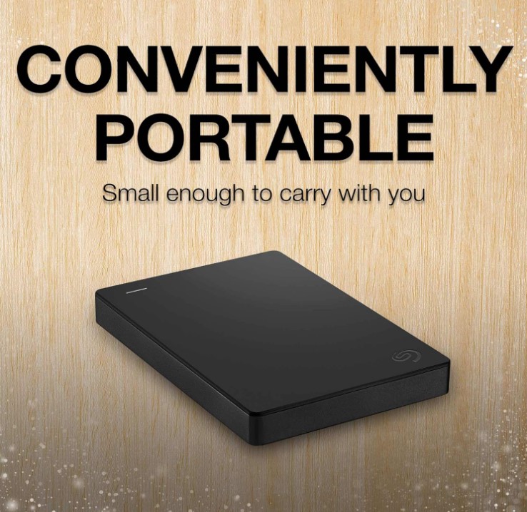 Disco Duro Externo 2.5" Seagate Expansion Portable 1TB - Interfaz USB 3.0, Negro
