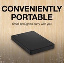 Disco Duro Externo 2.5" Seagate Expansion Portable 1TB - Interfaz USB 3.0, Negro