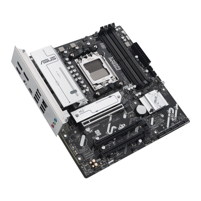 Tarjeta Madre AMD Asus PRIME B840M-A - AM5, AMD B840, 4x DDR5 7600Mhz(OC), ASUS LANGuard, PCIe 4.0 x16, 2x DisplayPort, HDMI, M.2, SATA 6Gb/s. PRIME B840M-A