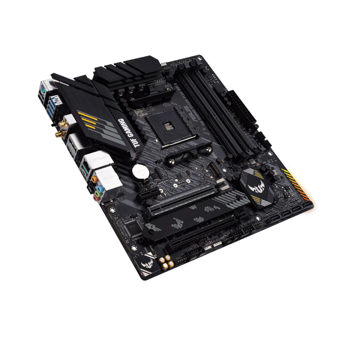 Tarjeta Madre AMD Asus TUF Gaming B550M - AM4, AMD B550, 4x DDR4 3200MHz, Wi-Fi 6 AX200, Bluetooth v5.1, PCI-Express 4.0 x16, AMD 2-Way CrossFireX, DisplayPort, HDMI, USB, M.2, TUF LANGuard. TUF GAMING B550M-PLUS WIFI II