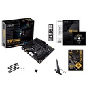 Tarjeta Madre AMD Asus TUF Gaming B550M - AM4, AMD B550, 4x DDR4 3200MHz, Wi-Fi 6 AX200, Bluetooth v5.1, PCI-Express 4.0 x16, AMD 2-Way CrossFireX, DisplayPort, HDMI, USB, M.2, TUF LANGuard. TUF GAMING B550M-PLUS WIFI II
