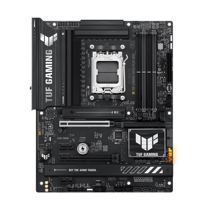 Tarjeta Madre AMD Asus TUF GAMING B850-PLUS WIFI - AM5, AMD B850, 4x DDR5 8000Mhz(OC), TUF LANGuard, PCIe 5.0 x16, DisplayPort, HDMI, M.2, SATA 6Gb/s. TUF GAMING B850-PLUS WIFI