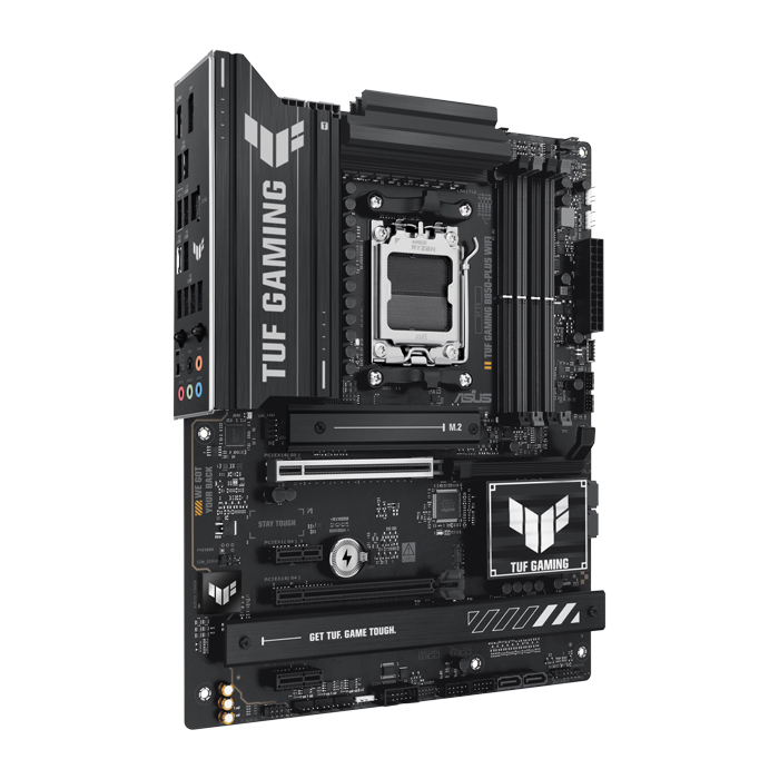 Tarjeta Madre AMD Asus TUF GAMING B850-PLUS WIFI - AM5, AMD B850, 4x DDR5 8000Mhz(OC), TUF LANGuard, PCIe 5.0 x16, DisplayPort, HDMI, M.2, SATA 6Gb/s. TUF GAMING B850-PLUS WIFI