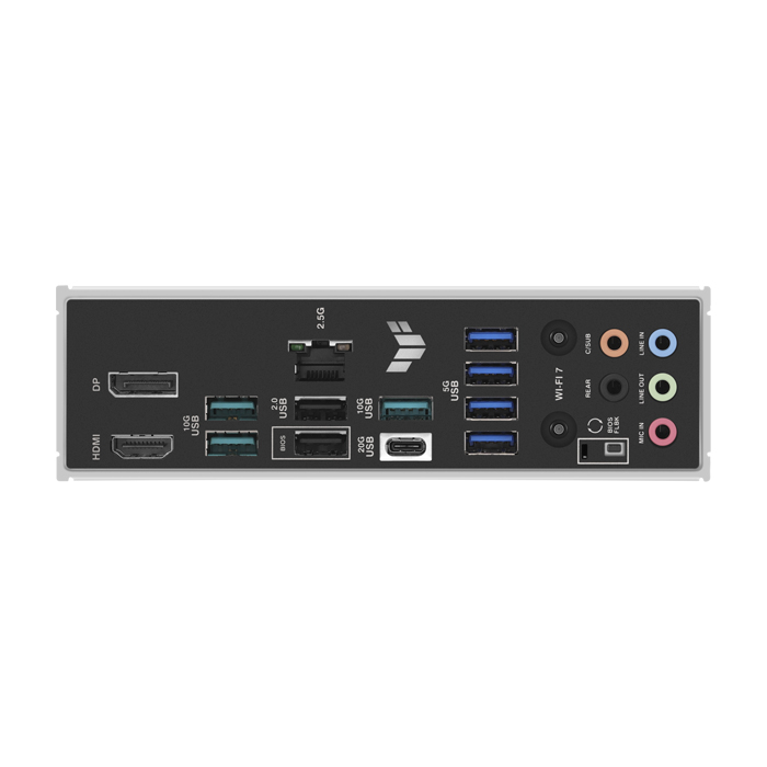 Tarjeta Madre AMD Asus TUF GAMING B850-PLUS WIFI - AM5, AMD B850, 4x DDR5 8000Mhz(OC), TUF LANGuard, PCIe 5.0 x16, DisplayPort, HDMI, M.2, SATA 6Gb/s. TUF GAMING B850-PLUS WIFI