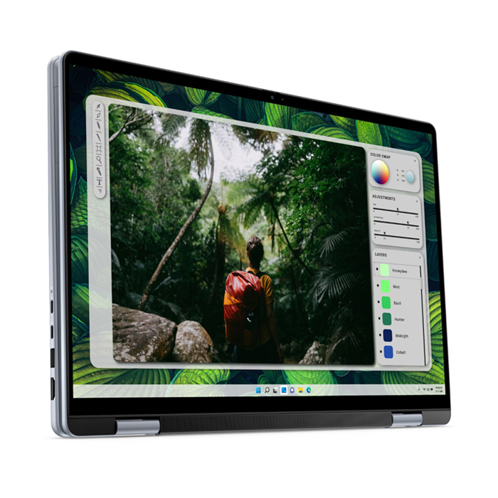 Laptop Dell Inspiron 16 7640 - 2 en 1, 16" Pantalla Táctil FHD (1920 x 1200, 60 Hz) Intel Core Ultra 5 125U, 16GB DDR4, 512GB SSD M.2, Intel® Arc™ Graphics, Webcam, Wifi, Bluetooth, Windows 11 Home Ingles, Color: Ice Blue.  PMVV3