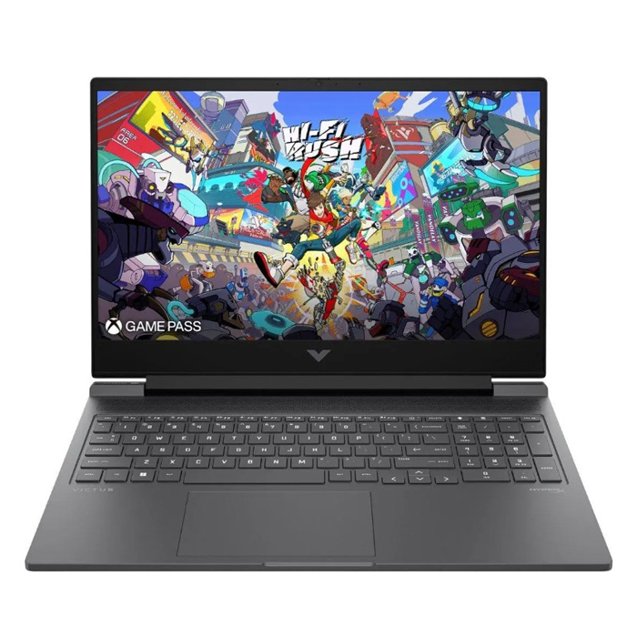 Laptop HP Victus 16-FA1082WM - 16.1" Full HD IPS, AMD Ryzen 7-8845HS, 16GB DDR4, 512GB SSD M.2 NVME, Webcam, WiFi, Bluetooth, Nvidia GeForce RTX 4070/8GB, Windows 11 Home, Ingles, Negro A1SV3UA#ABA