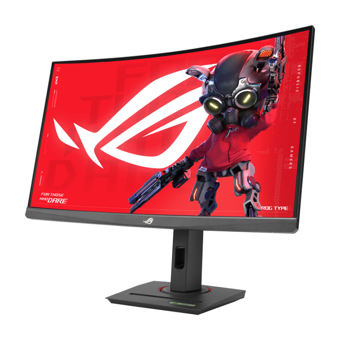Monitor Gaming Asus ROG Strix XG27WCS - Pantalla 27", Resolucion 2560x1440, 180Hz, 1ms GTG, FreeSync, ELMB SYNC, 1x Hdmi 2.0, Displayport 1.4, USB-C, 3.5mm, color negro. XG27WCS