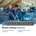 Conmutador (Switch) Linksys LGS116P Desktop Switch PoE - Gigabit de 16 puertos Ethernet a 10/100/1000Mbps, 8 puertos PoE+, QoS.