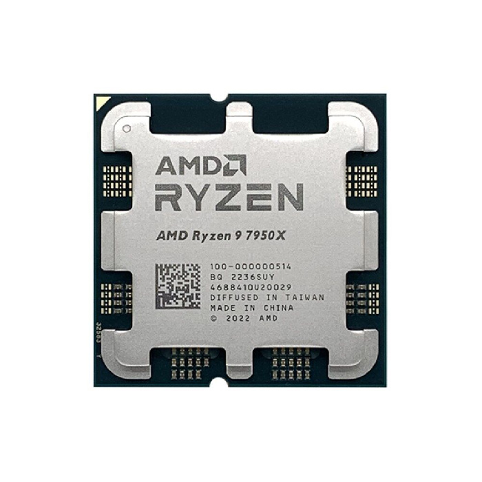 Procesador AMD Ryzen 9 7950X - 16 núcleos a 4.5GHz, socket AM5, 120W, 16MB L2 caché, 5.7GHz turbo, soporta DDR5 100-100000514WOF