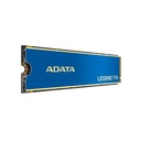 Unidad de Estado Solido(SSD) A-Data NVMe - Capacidad de 512GB, 3D NAND, 2400MB/s de lectura, 1600MB/s de escritura, PCIe Gen3x4, M.2 2280. ALEG-710-512GCS