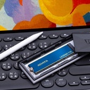 Unidad de Estado Solido(SSD) A-Data NVMe - Capacidad de 512GB, 3D NAND, 2400MB/s de lectura, 1600MB/s de escritura, PCIe Gen3x4, M.2 2280. ALEG-710-512GCS