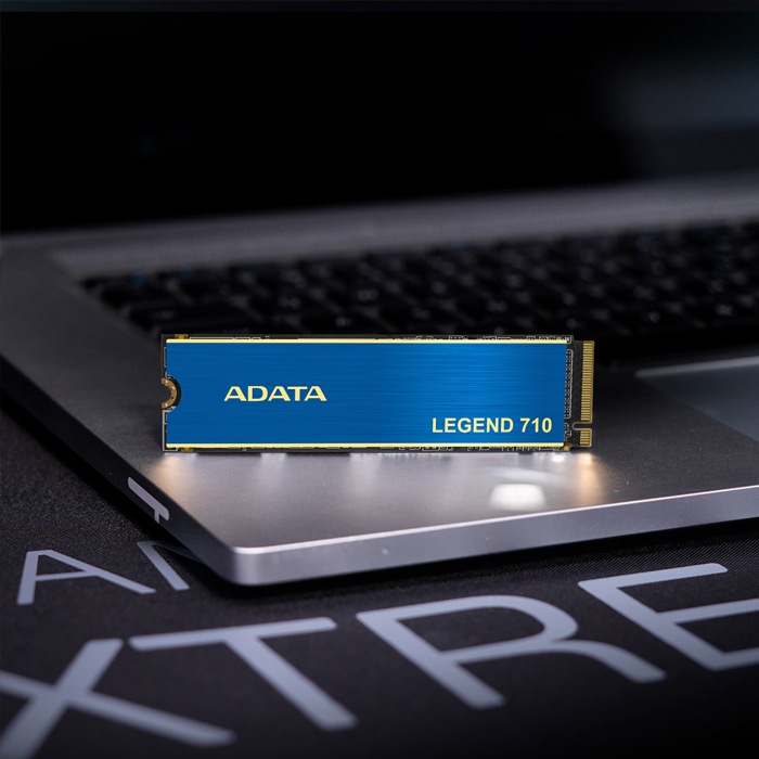 Unidad de Estado Solido(SSD) A-Data NVMe - Capacidad de 512GB, 3D NAND, 2400MB/s de lectura, 1600MB/s de escritura, PCIe Gen3x4, M.2 2280. ALEG-710-512GCS