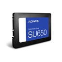 Unidad de Estado Solido(SSD) A-Data ASU650SS - De 2.5", con capacidad de 512GB, 3D TLC, 520MB/s de lectura, 450MB/s de escritura, SATA3 6Gbit/s. ASU650SS-512GT-R