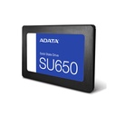Unidad de Estado Solido(SSD) A-Data ASU650SS - De 2.5", con capacidad de 512GB, 3D TLC, 520MB/s de lectura, 450MB/s de escritura, SATA3 6Gbit/s. ASU650SS-512GT-R
