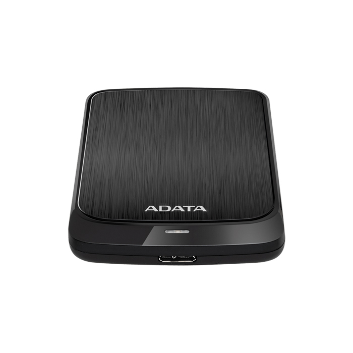 Disco Duro Externo 2.5" A-DATA HV320 Slim - Portátil, interfaz USB 3.2 y 2.0, con capacidad de 2TB, color negro. AHV320-2TU31-CBK