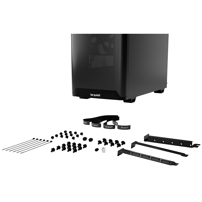 Caja Be Quiet Pure Base 501 - ATX, Vidrio Templado Lateral, Puertos USB 2.0/3.0, 2x Abanico 140mm , Color: Negro. CA-BGW74