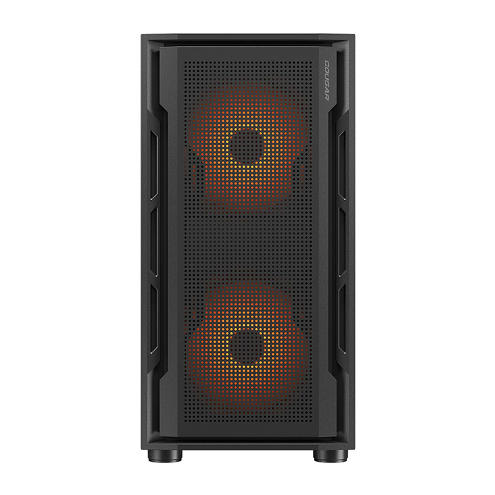 Caja Cougar UNIFACE MINI RGB  - Mini / Micro ATX, Vidrio Templado Lateral, Puertos USB 2.0/3.0, 2x Abanico 140mm Frontal, 1xAbanico 120mm Trasero, Color: Negro. CS-UNIFMRB