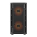Caja Cougar UNIFACE MINI RGB  - Mini / Micro ATX, Vidrio Templado Lateral, Puertos USB 2.0/3.0, 2x Abanico 140mm Frontal, 1xAbanico 120mm Trasero, Color: Negro. CS-UNIFMRB