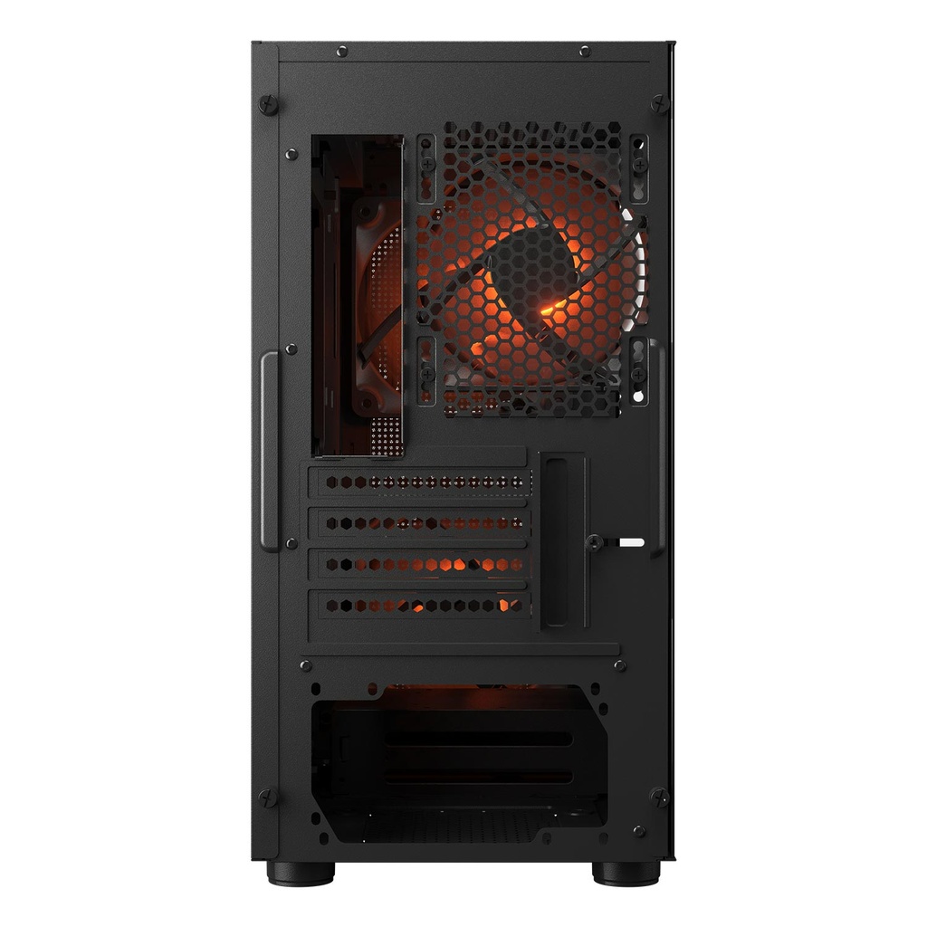 Caja Cougar UNIFACE MINI RGB  - Mini / Micro ATX, Vidrio Templado Lateral, Puertos USB 2.0/3.0, 2x Abanico 140mm Frontal, 1xAbanico 120mm Trasero, Color: Negro. CS-UNIFMRB