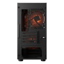 Caja Cougar UNIFACE MINI RGB  - Mini / Micro ATX, Vidrio Templado Lateral, Puertos USB 2.0/3.0, 2x Abanico 140mm Frontal, 1xAbanico 120mm Trasero, Color: Negro. CS-UNIFMRB