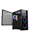 Caja Bgears B-VOGUISH  - Mini / Micro ATX, Vidrio Templado, Puertos USB 2.0/3.0, Color: Negro. B-VOGUISH