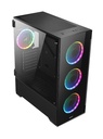 Caja Bgears B-VOGUISH  - Mini / Micro ATX, Vidrio Templado, Puertos USB 2.0/3.0, Color: Negro. B-VOGUISH