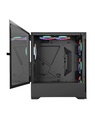 Caja Bgears B-VOGUISH  - Mini / Micro ATX, Vidrio Templado, Puertos USB 2.0/3.0, Color: Negro. B-VOGUISH