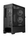 Caja Bgears B-VOGUISH  - Mini / Micro ATX, Vidrio Templado, Puertos USB 2.0/3.0, Color: Negro. B-VOGUISH